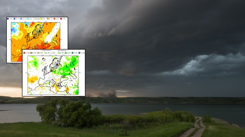 Przed nami burzowa wiosna i lato. Zjawiska mogą być gwałtowne (mapy: climate.copernicus.eu)