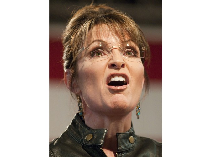 Była gubernator Alaski Sarah Palin na wiecu poparcia kandydującego do amerykańskiego senatu Johna McCaina 26 marca 2010