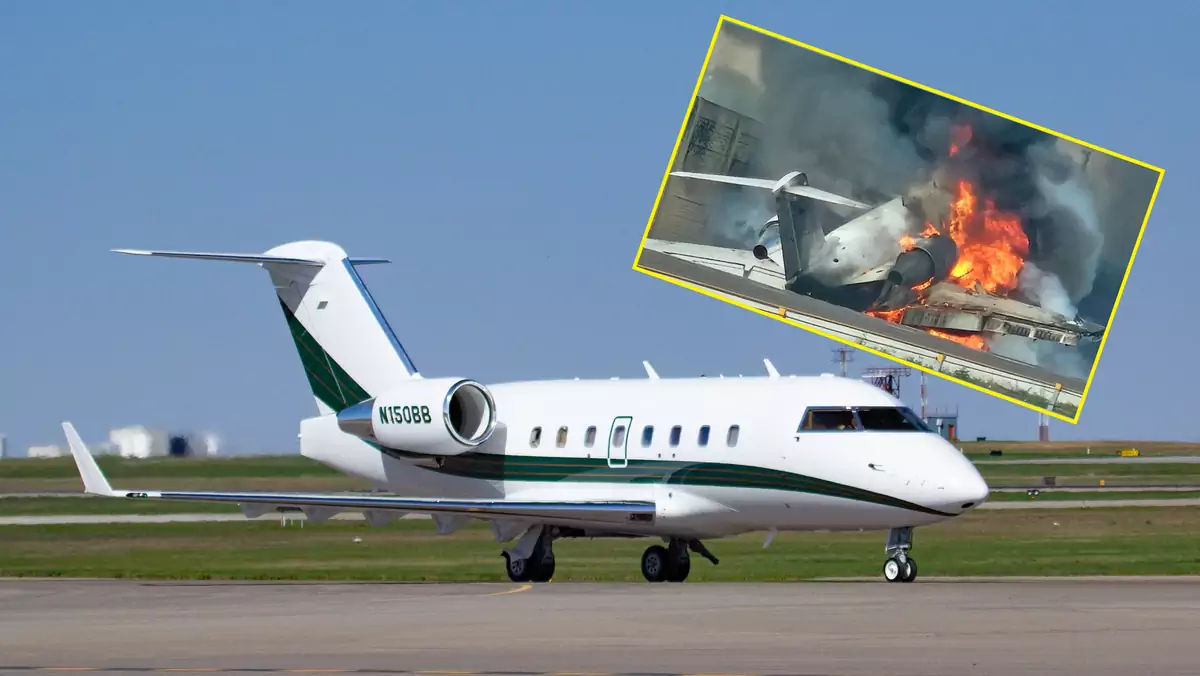 Katastrofa samolotu Bombardier Challenger 600 w USA