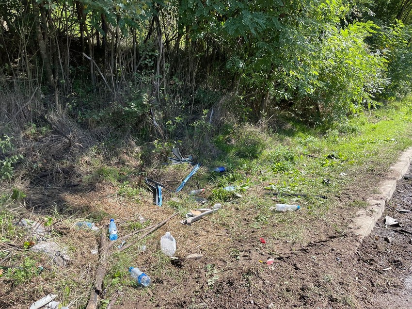 Mesto saobraćajne nesreće kod Ušća, Raška - Kraljevo