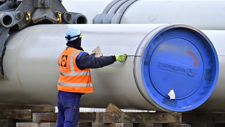 Prace przy Nord Stream 2, zdjęcie z 2019 r.