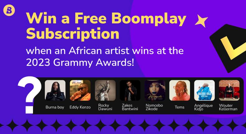 Boomplay to celebrate African music excellence at the 65th Grammys with free subscription