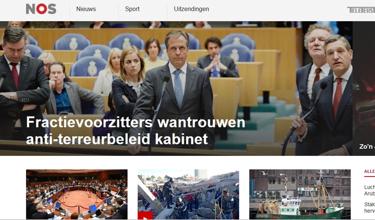 Uzbrojony mężczyzna wtargnął do redakcji holenderskiej telewizji publicznej