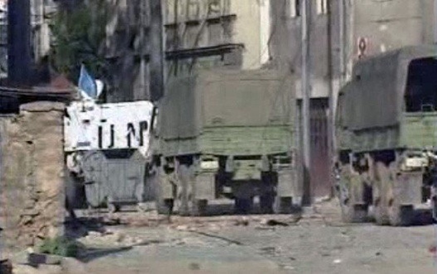 Napad na kolonu vojnika JNA koja se 3. maja povlačila kroz Dobrovoljačku ulicu