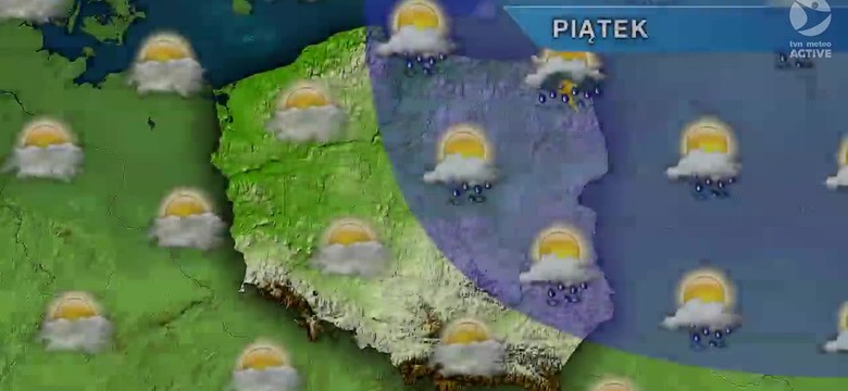 Piątek znów deszczowy, ale będzie cieplej. PROGNOZA POGODY