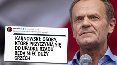 Zagadkowy wpis Donalda Tuska. "Czekam... i idę grzeszyć"