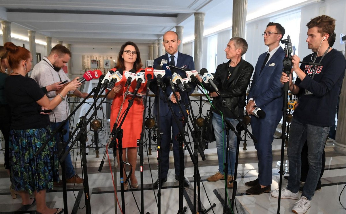 Kamila Gasiuk-Pihowicz i Borys Budka