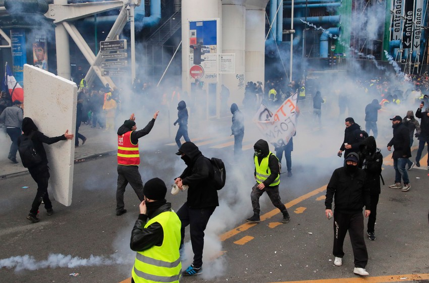 Pariz Žuti prsluci demonstracije
