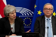 Theresa May Jean-Claude Juncker