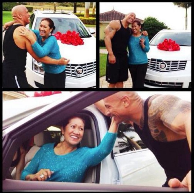 The Rock je divan i pažljiv sin