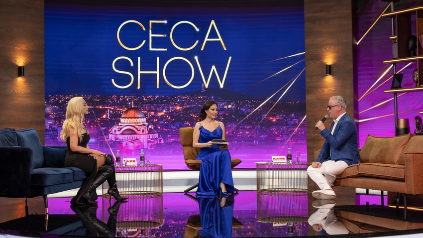 Ceca show, gosti Maja Berović i Saša Matić