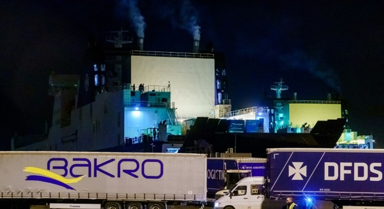 The cargo vessel bound for Felixstowe returned to the Dutch port of Vlaardingen, near Rotterdam, as soon as the stowaways were found