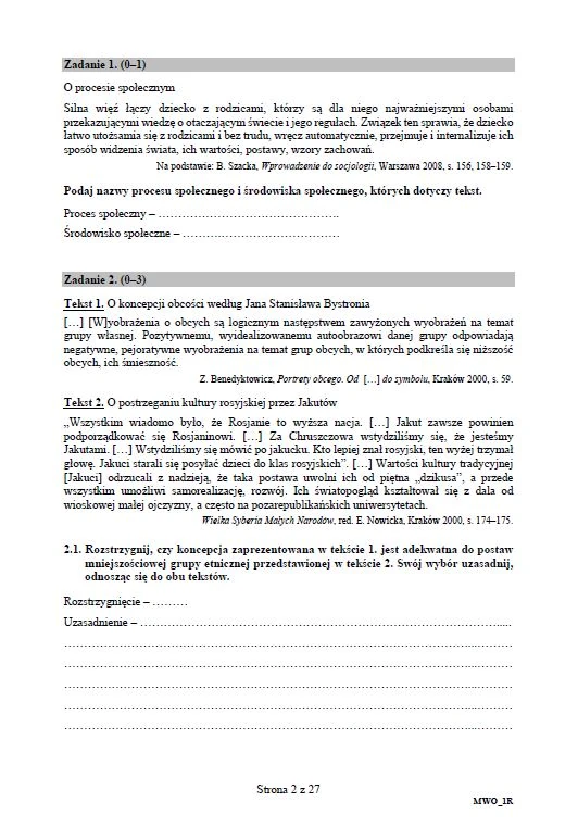 Matura 2019 Wos Rozszerzony Arkusze I Odpowiedzi Wiadomosci