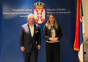 Dubravka Đedović Handanović sa Hernadijem Žoltom