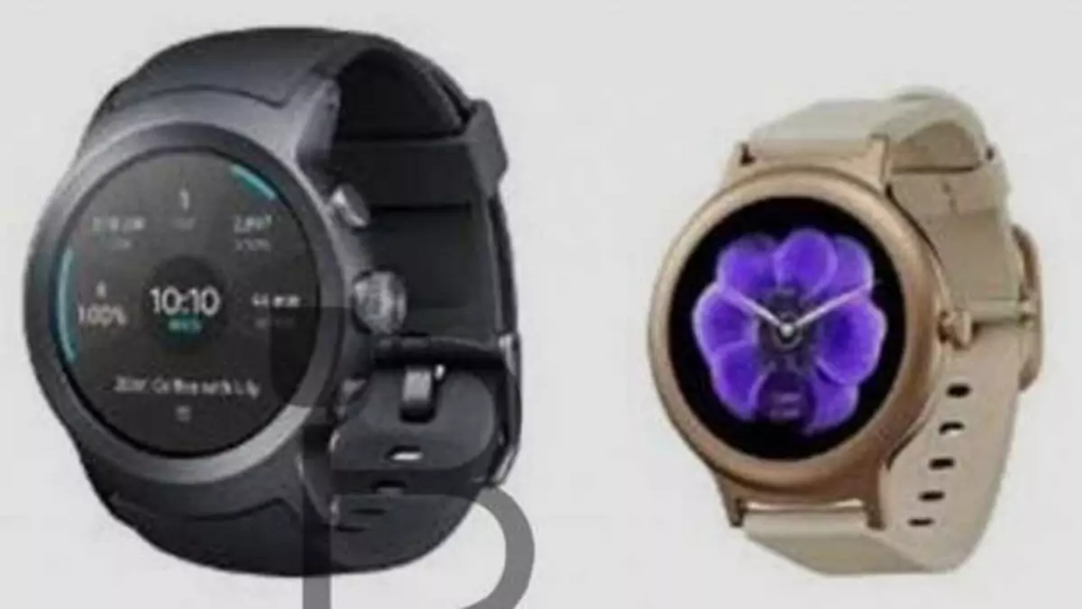 Smartwatche LG pod Android Wear 2.0 na nowym zdjęciu