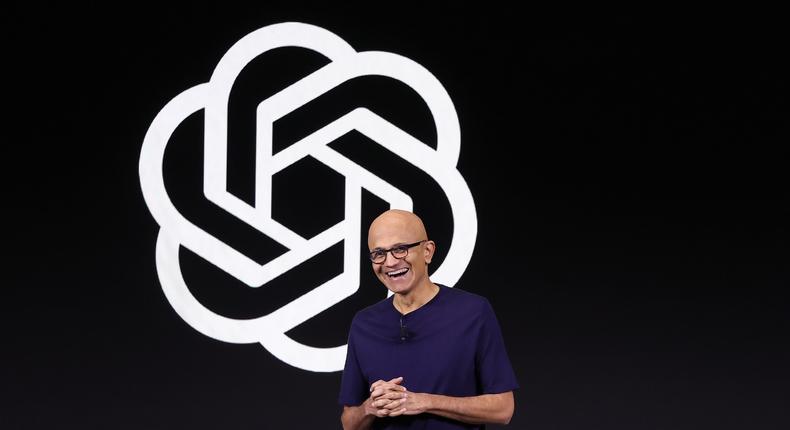 Satya Nadella is being praised over his remarks about OpenAI.Justin Sullivan