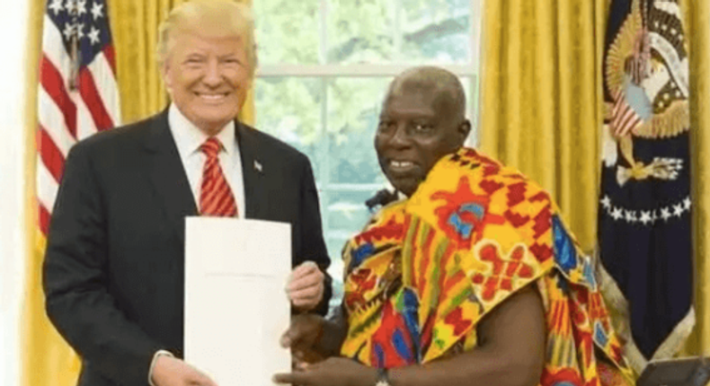 Baffour Adjei Bawuah, Ghana's ambassador to US and Donald Trump