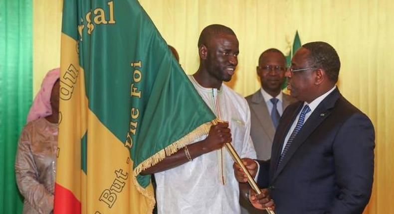 Remise-drapeau au palais Macky Sall-Cheikhou Kouyaté