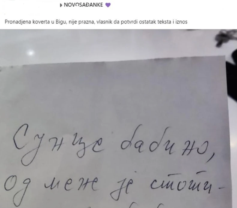 Potraga za mladim Novosađaninom