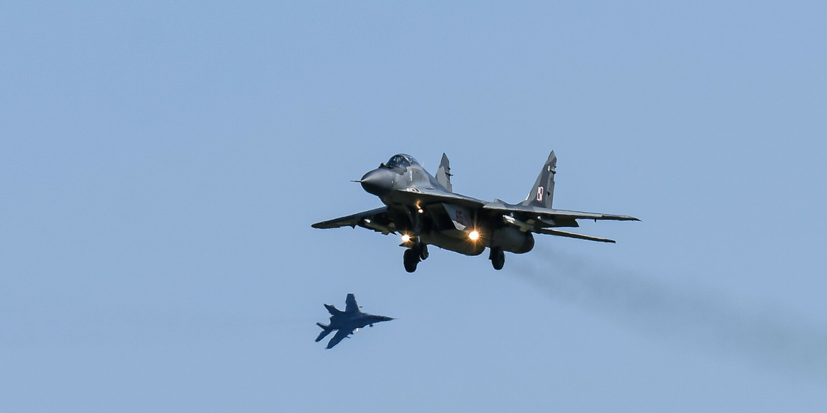 MiG-29. USA sugerują, że Polska mogłaby przekazać te myśliwce Ukrainie w zamian amerykański sprzęt