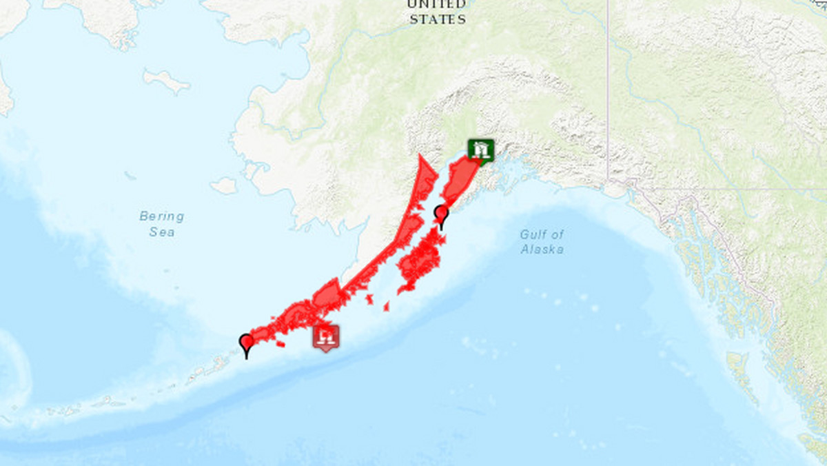 Alaska: Trzęsienie ziemi. Ewakuacja mieszkańców, zagrożenie tsunami