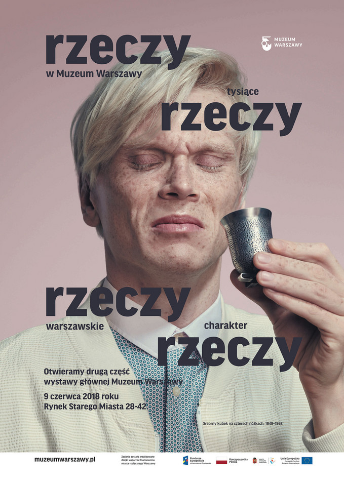 "Rzeczy warszawskie" - plakat wystawy