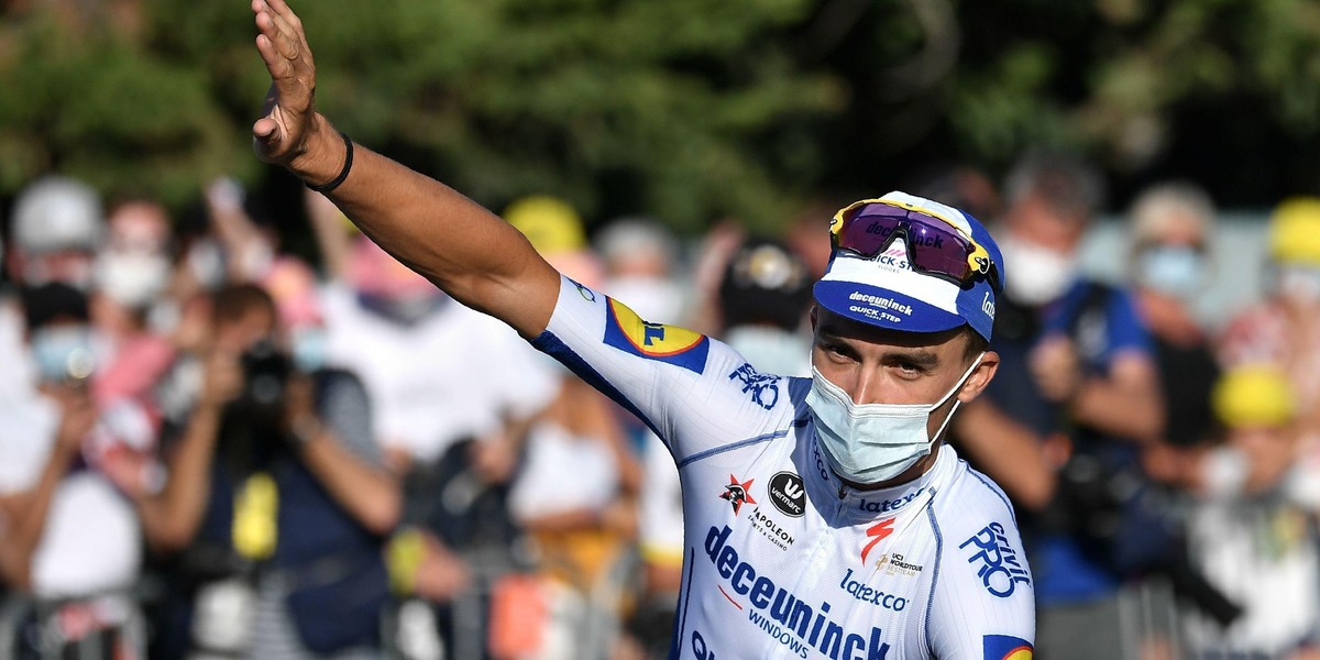 Alaphilippe ukarany przez sędziów