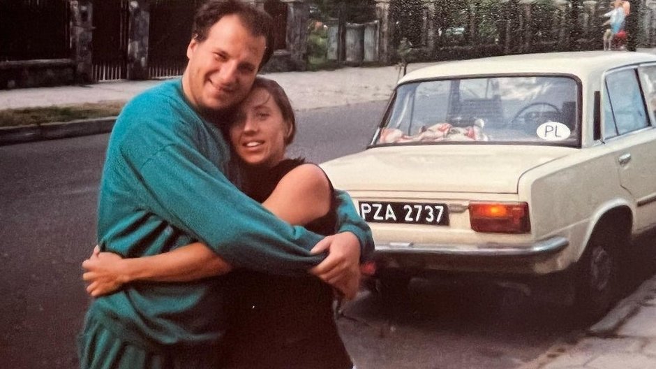 Piotr Gąsowski i Hanna Śleszyńska w 1993 r.