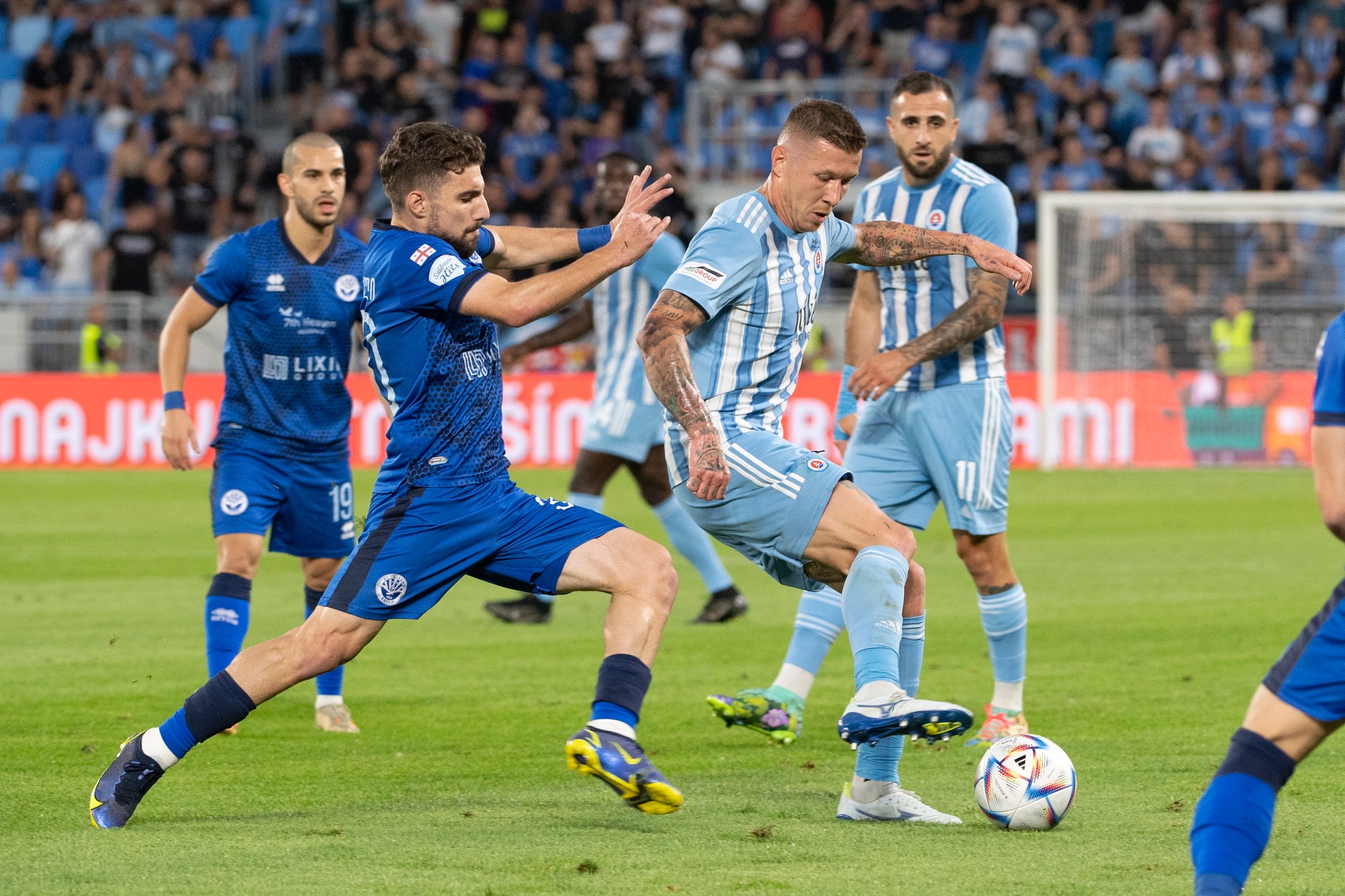 ŠK Slovan čaká v 1. predkole LM náročná odveta: Slovenský majster nevyužil  oslabenie gruzínskeho tímu | Koktejl.sk