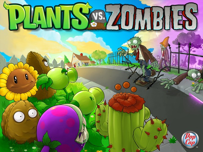 <b>7. Plants vs. Zombies</b>
<br><br>
Choć pomysł gry w której kwiaty walczą z zombie może się wydawać dziwny, to jednak już po pierwszej planszy będziecie mogli oderwać wzroku od iPada.