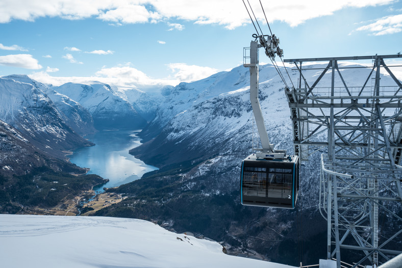  Loen Skylift zimą