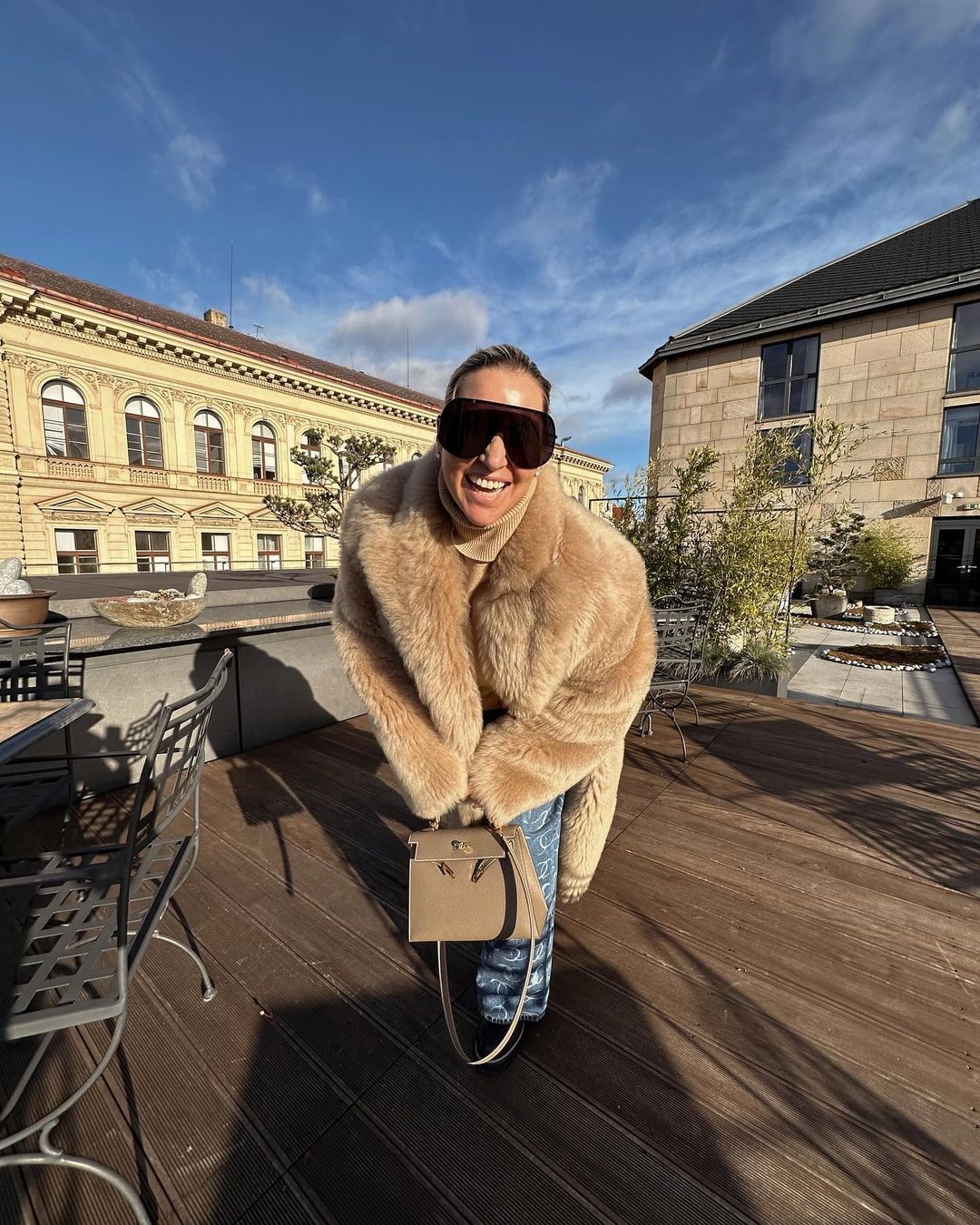Bývalá slovenská tenistka Dominka Cibulková si užila výlet v Prahe.
