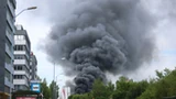 Potężny pożar w Siemianowicach. Czarny dym nad miastem