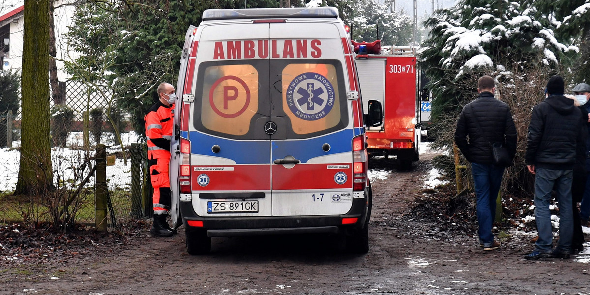 Tragedia w ogródku. Nie żyje mężczyzna