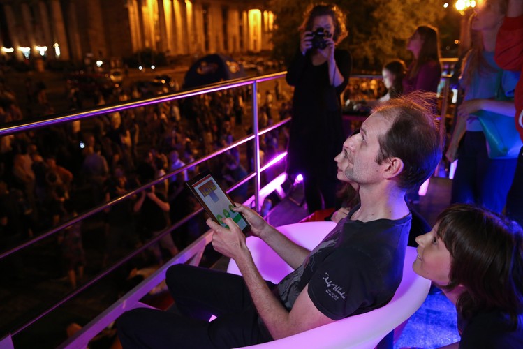 Tetris na Pałacu Kultury