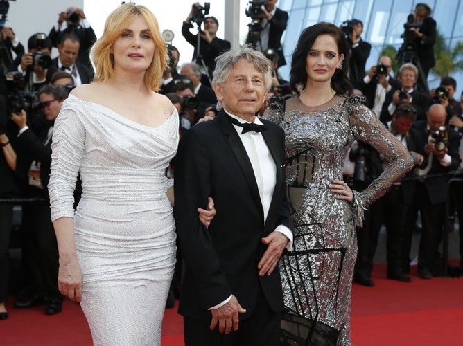 Emmanuelle Seigner, Roman Polański i Eva Green