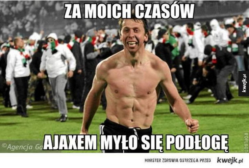 Memy po meczu Ajax - Legia. Internauci śmieją się z Żyry! Galeria