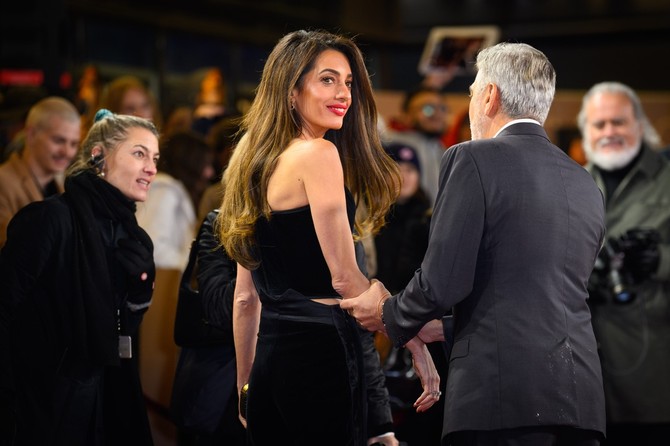 Amal i Džordž Kluni na premijeri filma "The Boys in the Boat" u Londonu