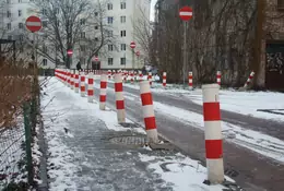 Polskie miasta toną w słupkach. Obejrzeliśmy te najsłynniejsze na warszawskim Muranowie