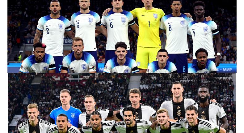 New kits, two defeats for England and Germany. 