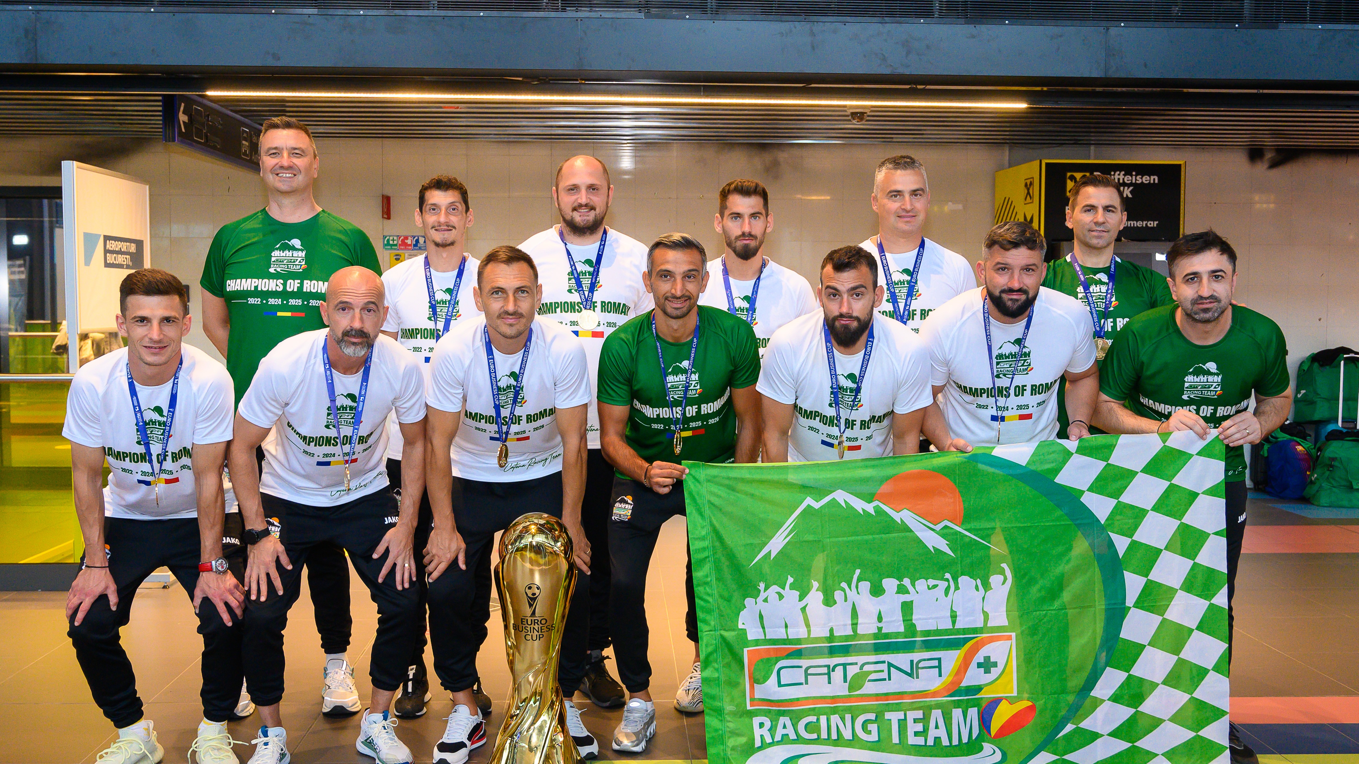Catena susține campionii!
Catena Racing Team a cucerit Euro Business Cup 2026 – 7 meciuri, 7 victorii, 28 de goluri marcate
