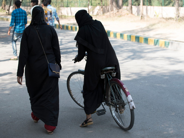 Muzułmanki na rowerze