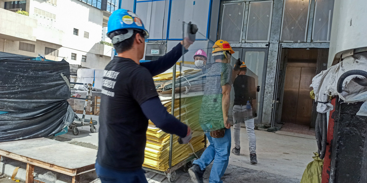 Wielu Ukraińców pracuje w budowlance