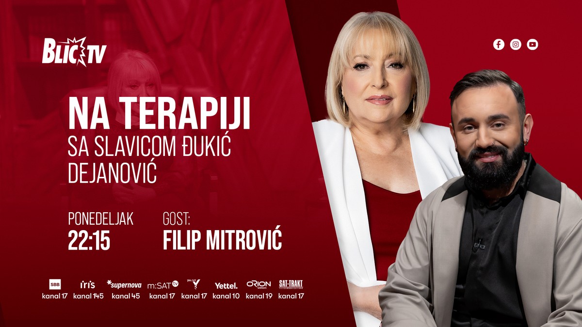 Filip Mitrović, emisija "Na terapiji sa Slavicom Đukić Dejanović"