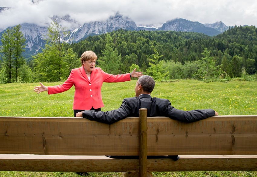 Angela Merkel, Barak Obama