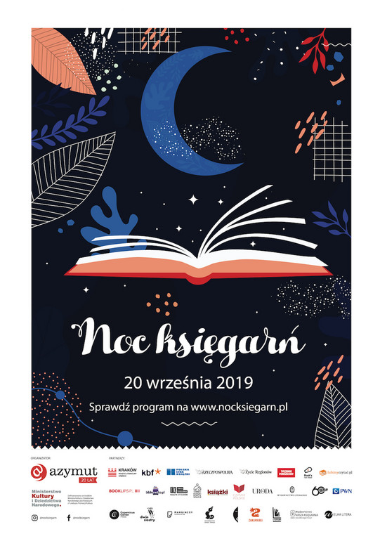 Noc Księgarń: plakat