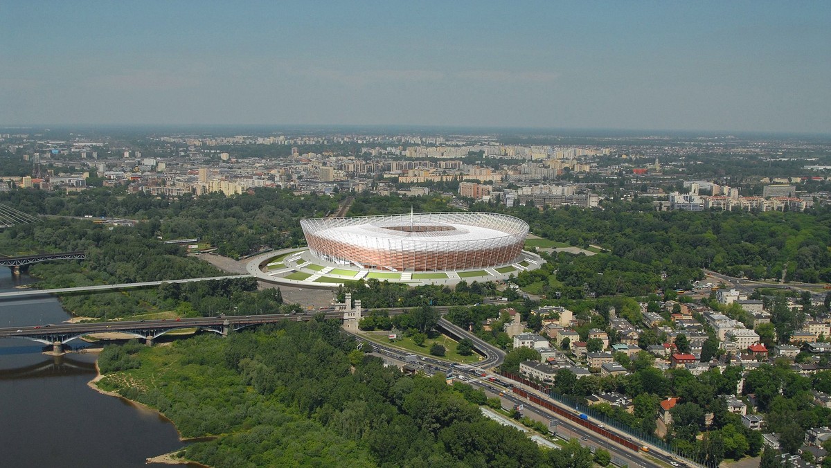 "Życie Warszawy": Restauracja z widokiem na Stare Miasto powstanie na najwyższym poziomie Stadionu Narodowego. Ale dopiero po Euro 2012.