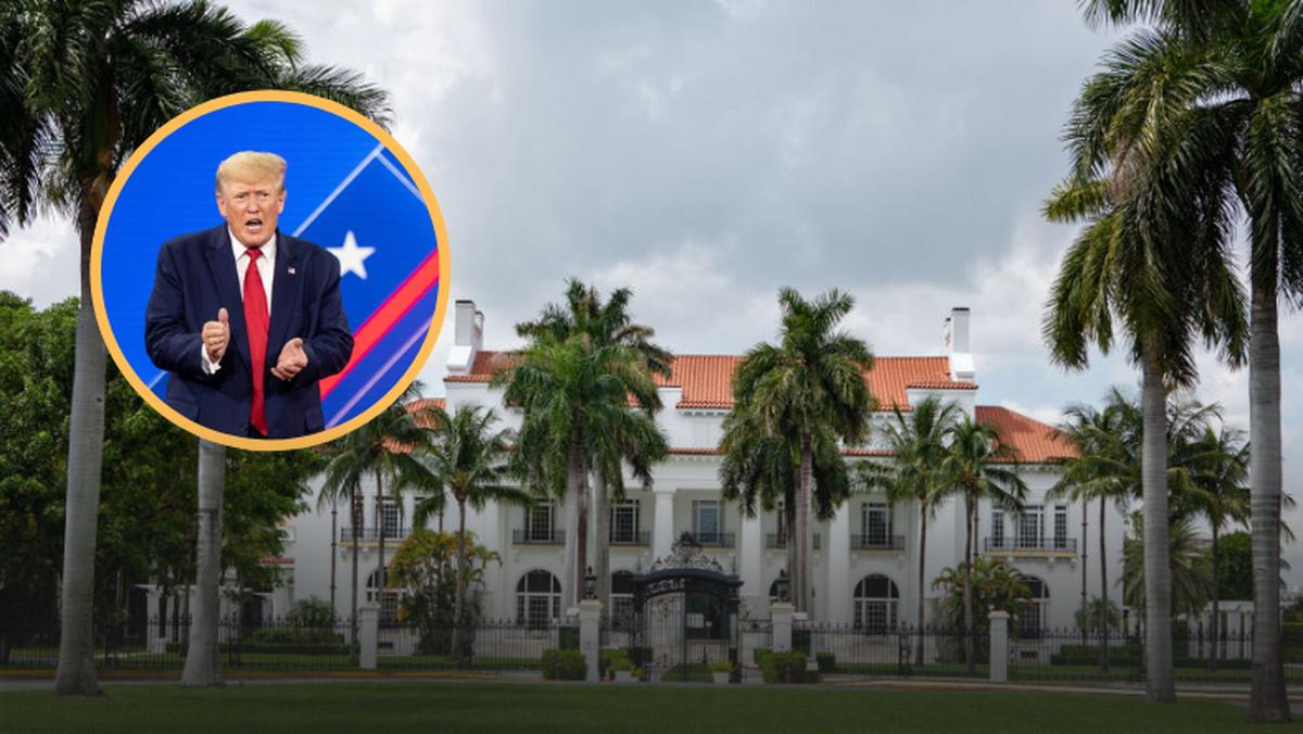 Agenci FBI przeszukali posiadłość byłego prezydenta USA Donalda Trumpa w Plam Beach na Florydzie (Shutterstock/lev radin)