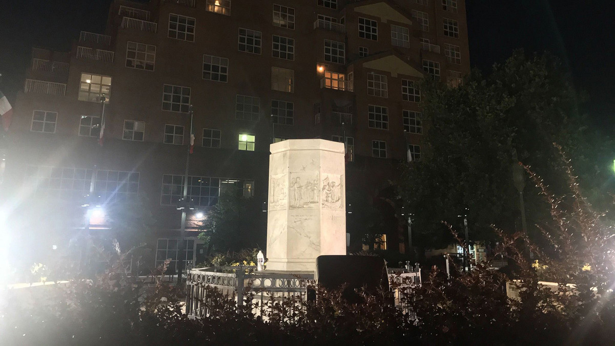 USA: obalono pomnik Krzysztofa Kolumba w Baltimore
