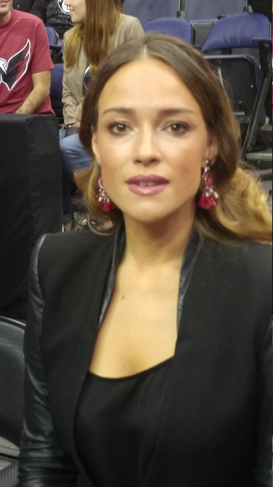 Alicja Bachleda-Curuś podczas Nocy Polskiego Dziedzictwa w NBA